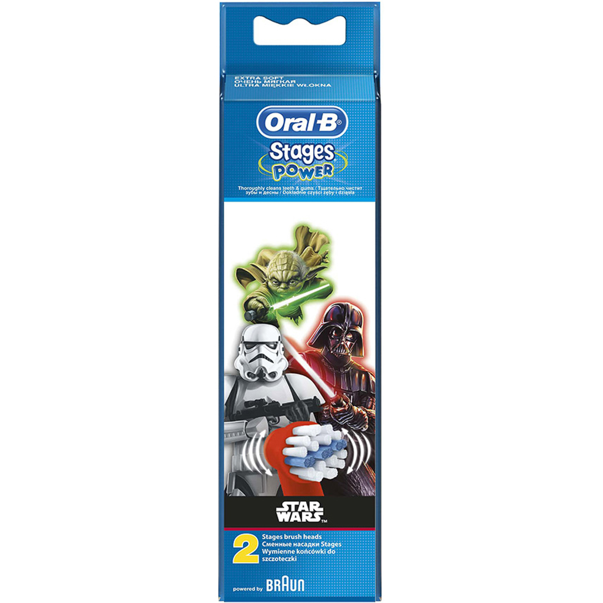 фото Насадка для зубных щеток braun oral-b stages kids eb10k star wars