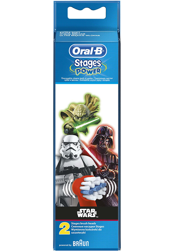 фото Насадка для зубных щеток braun oral-b stages kids eb10k star wars