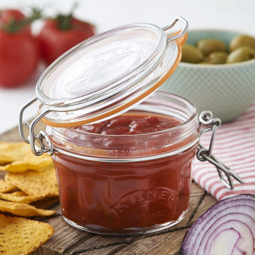 

Банка для сыпучих продуктов Kilner Clip Top граненая 250 мл, Прозрачный