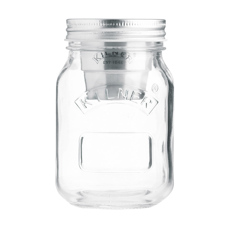 фото Банка с соусником on the go kilner 500 мл