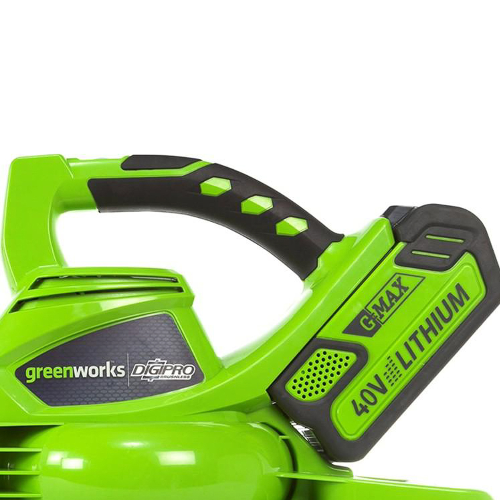 фото Воздуходувка-пылесос greenworks 40v gd40bvk2x (24227ub)