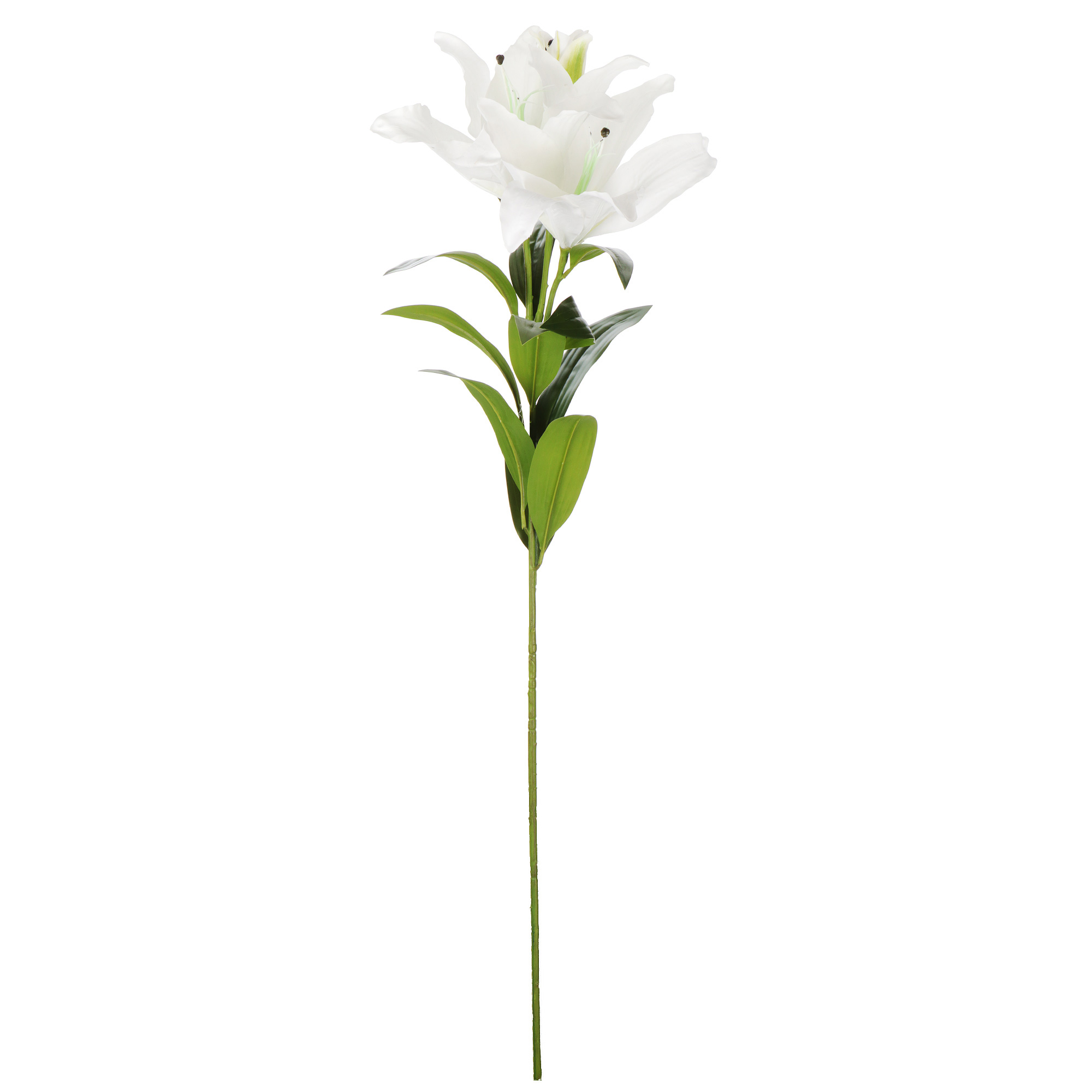 Цветок искусственный Dpi лилия 93см кремовый