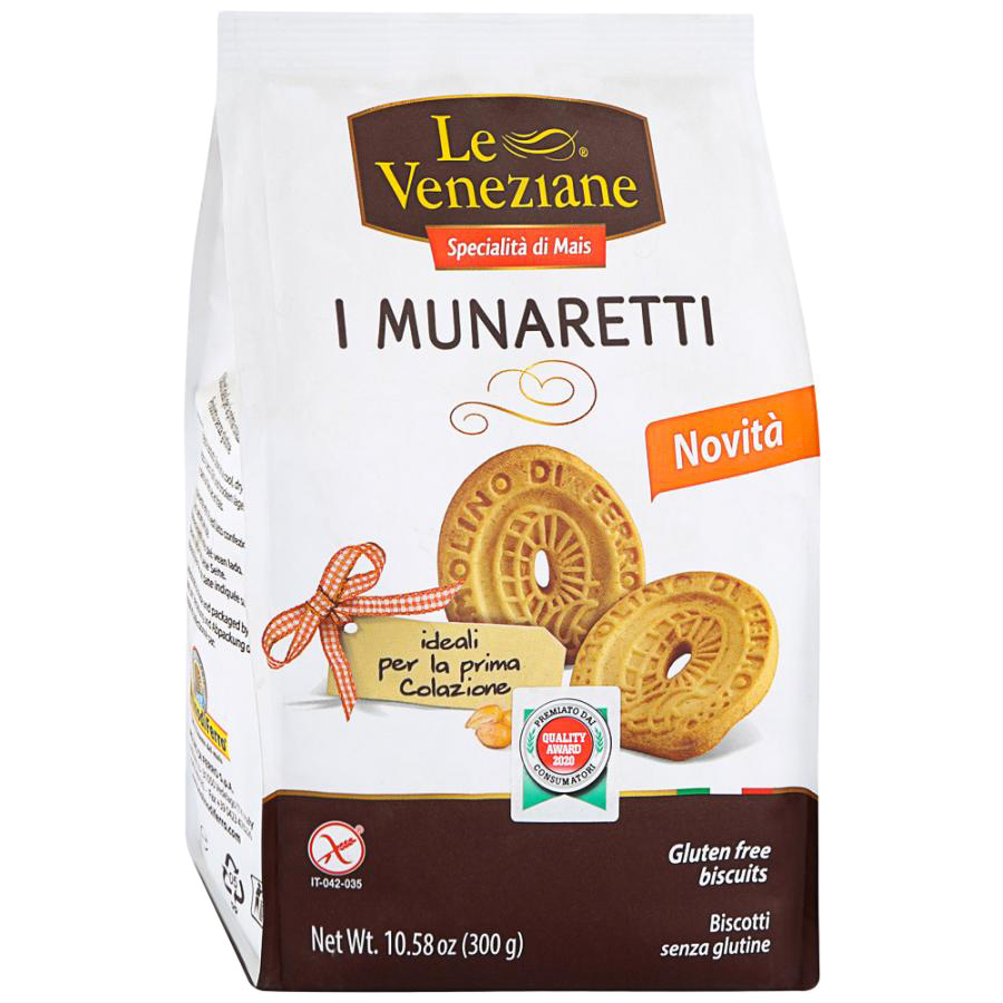 Печенье Le Veneziane Мунаретти сливочное 300 г