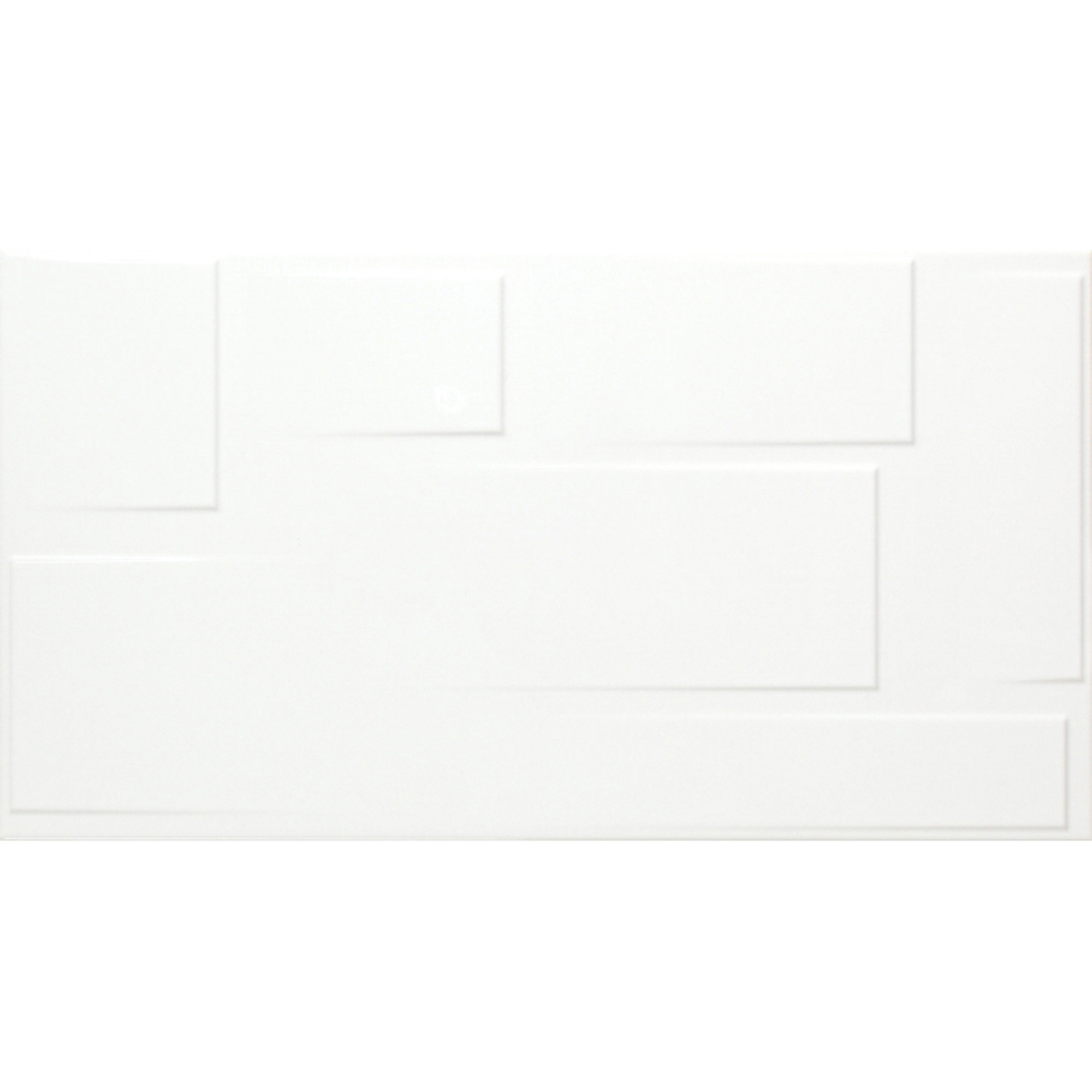 фото Плитка fanal blocks relieve blanco 32,5x60 см