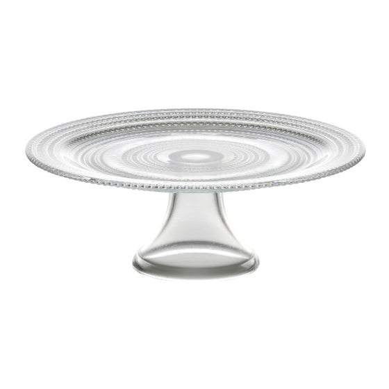 

Блюдо для торта Bitossi Pois на ножке 25 см, Прозрачный