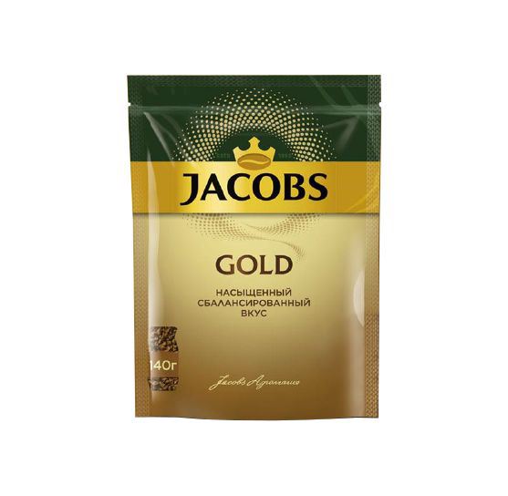 фото Кофе растворимый jacobs gold 140 г