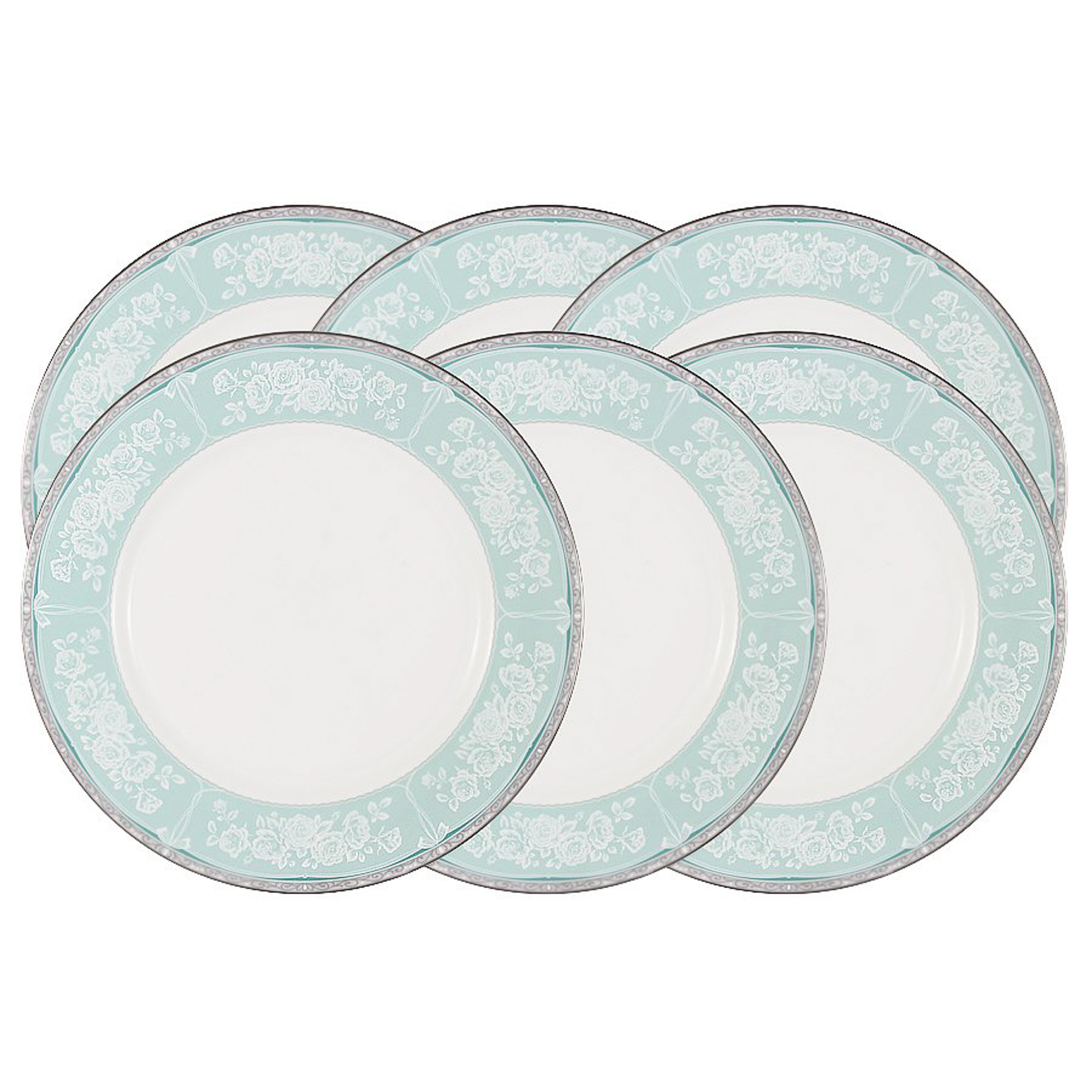 Набор обеденных тарелок Narumi Прикосновение 27 см 6 шт - фото 1
