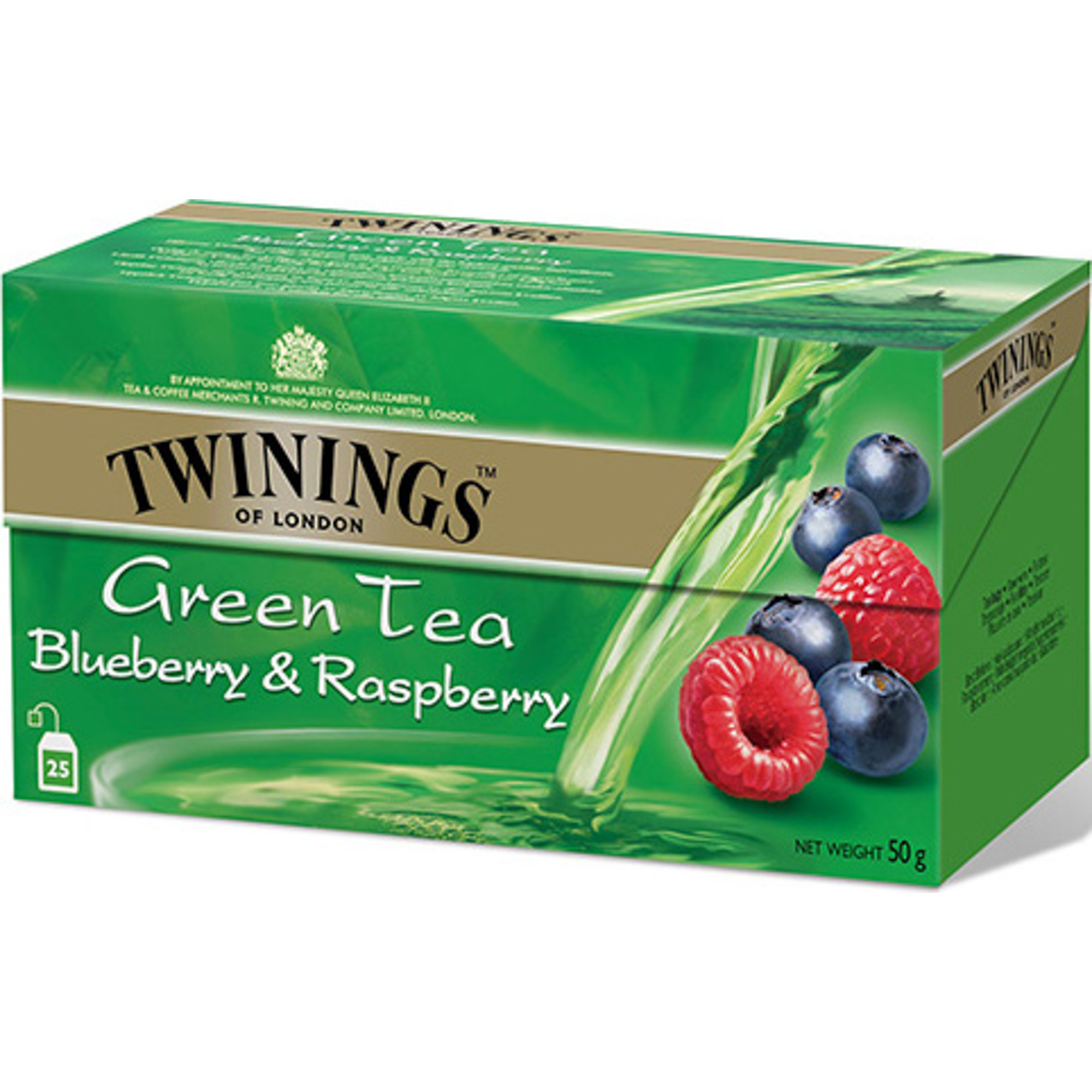 Чай зеленый Twinings Черника и Малина 25 пакетиков