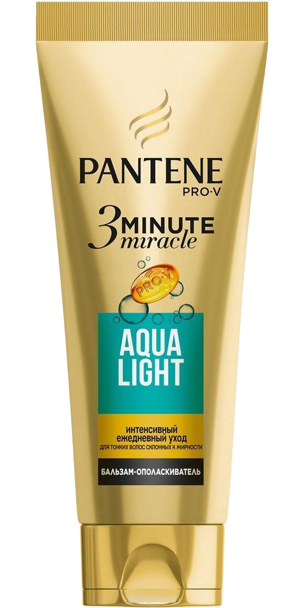 фото Бальзам-ополаскиватель pantene pro-v 3 minute miracle aqua light 200 мл