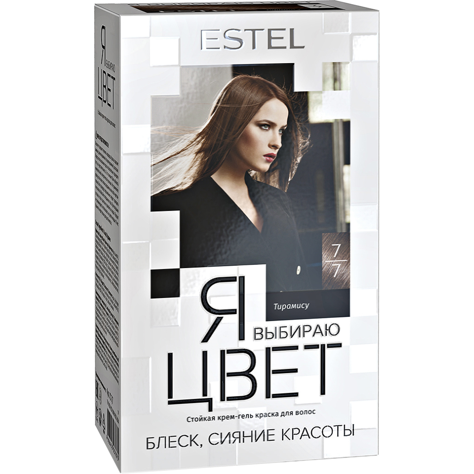 фото Краска для волос estel professional я выбираю цвет 7/7 тирамису