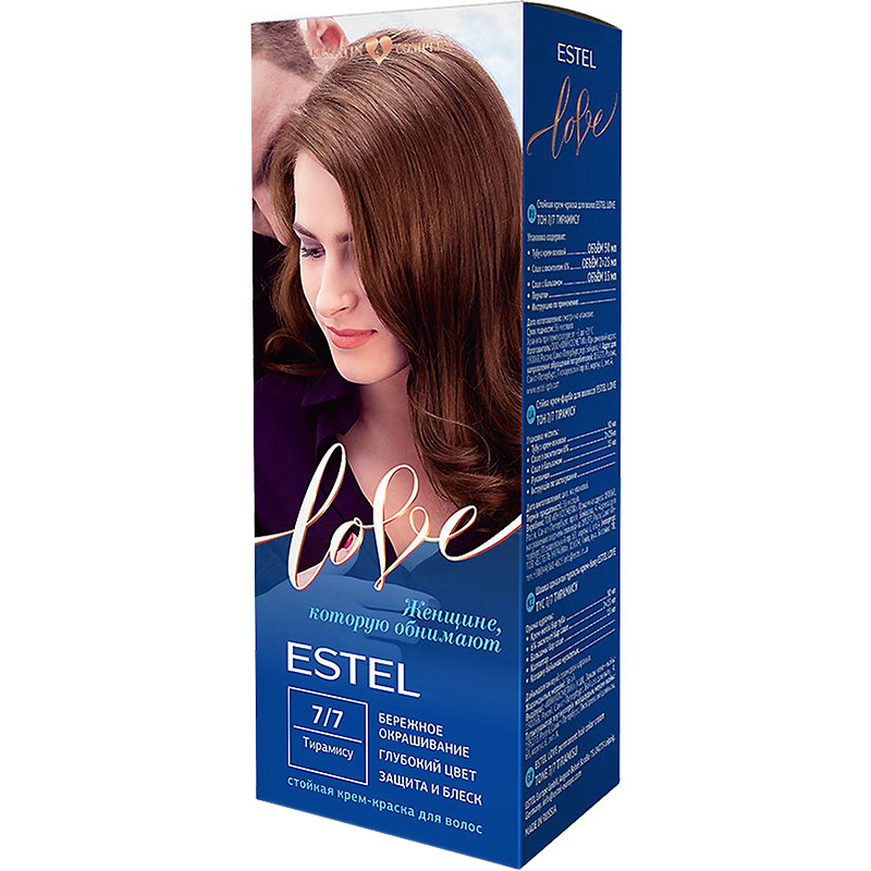 фото Крем-краска для волос estel love 7/7 тирамису 115 мл