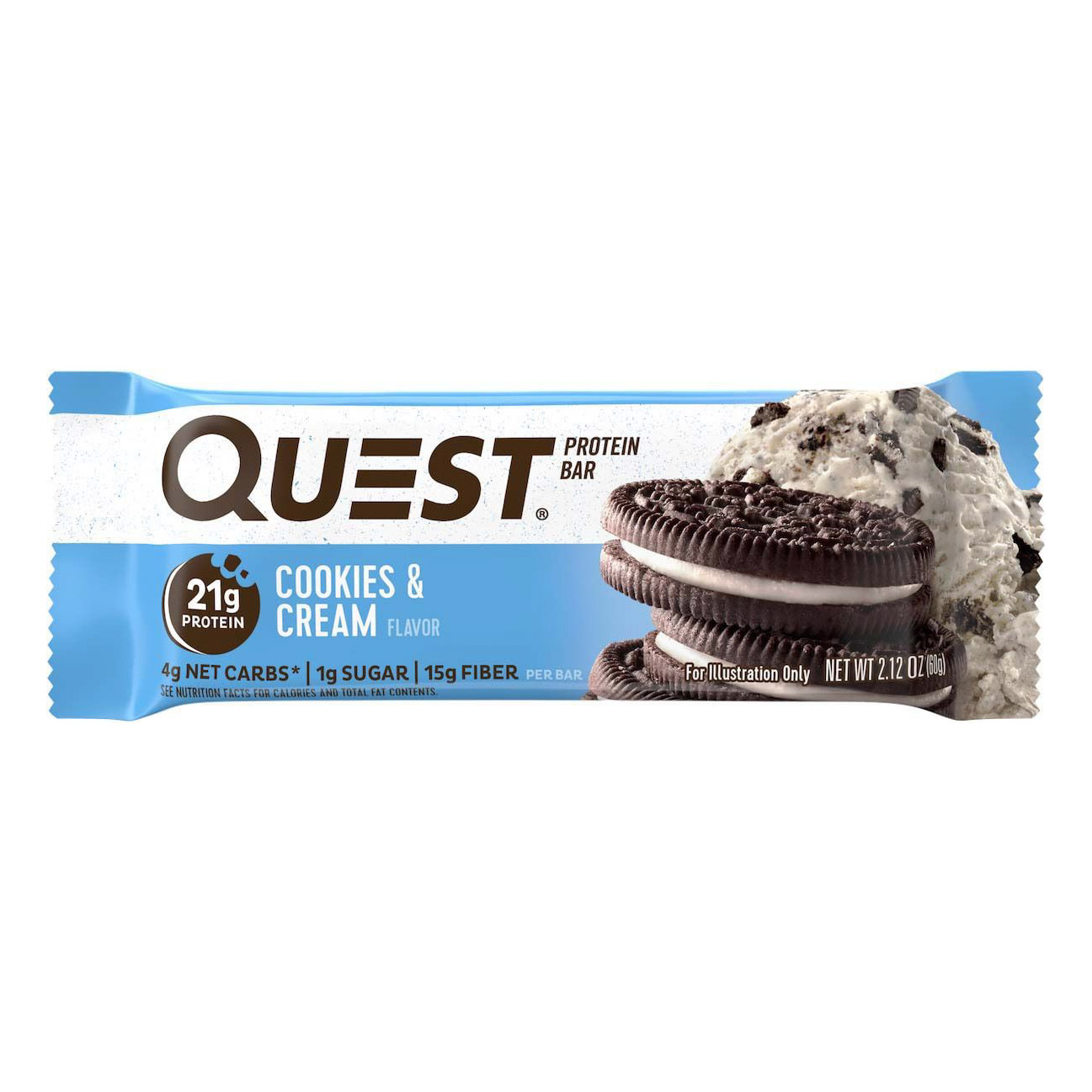 Батончик протеиновый Quest Nutrition QuestBar печенье и сливки 60 г