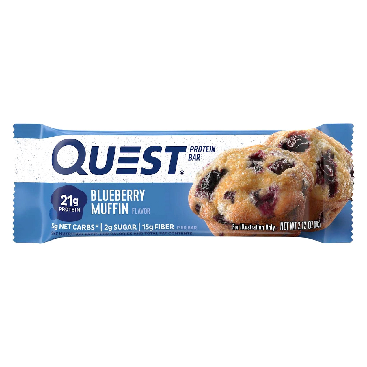 фото Батончик quest nutrition черничный маффин 60 г