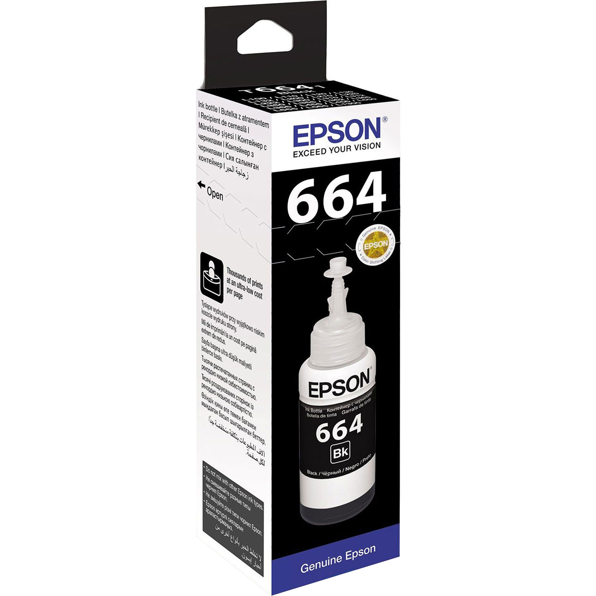 Картридж Epson C13T66414A черный