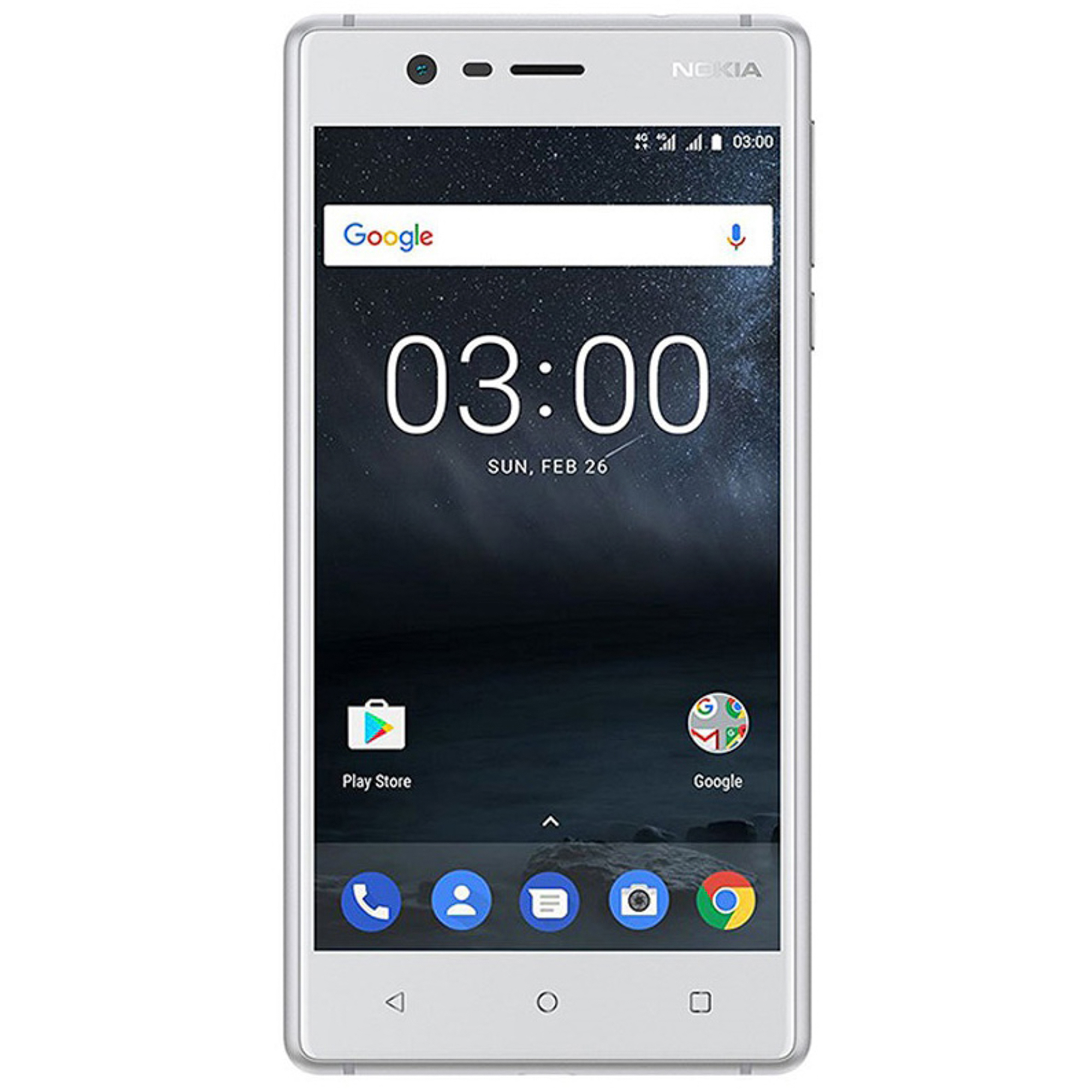 

Nokia 3 Silver, Серебряный