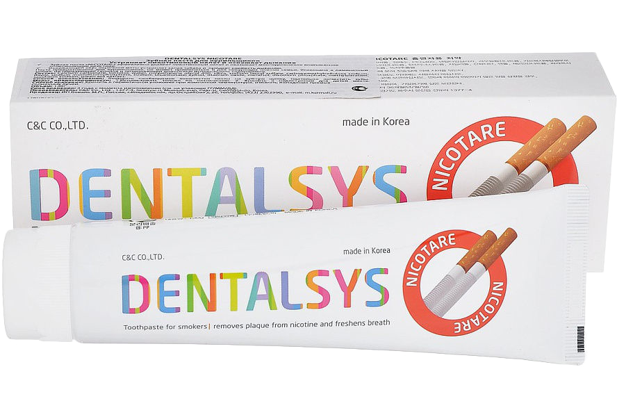 фото Зубная паста kerasys dentalsys nicotare для курильщиков 130 г