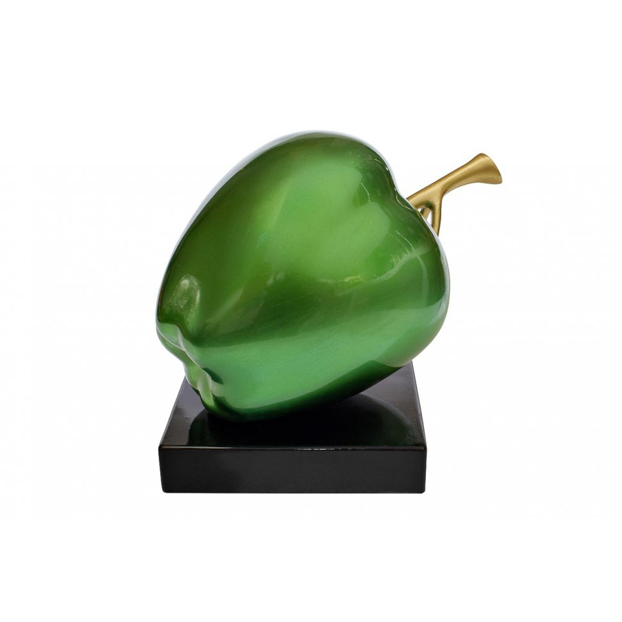 фото Статуэтка гарда-декор яблоко зеленое 18х13х16