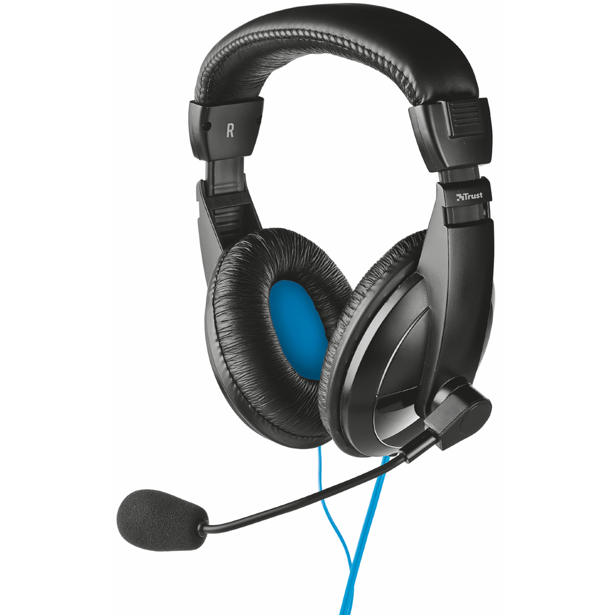 фото Наушники trust quasar usb headset black