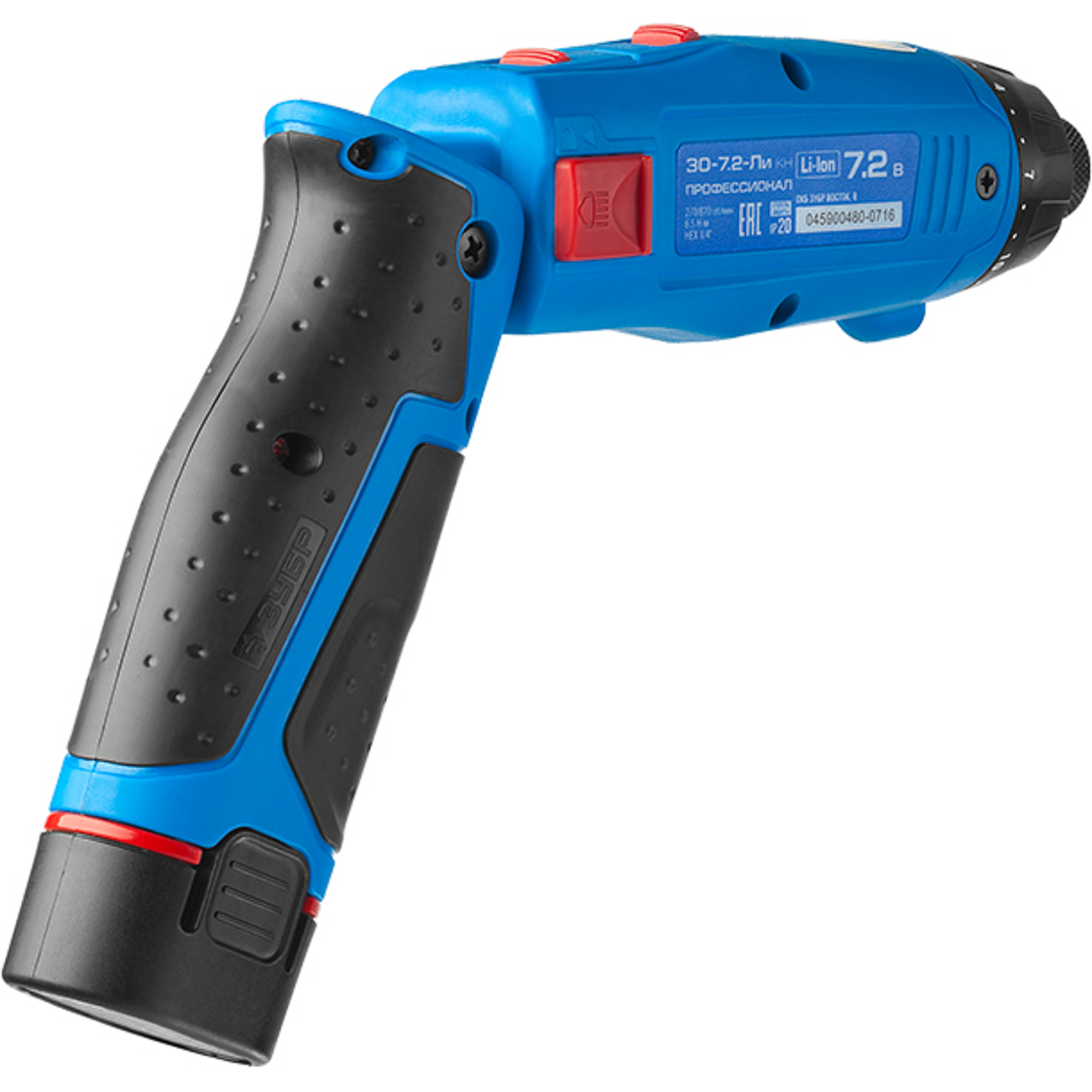 Отвертка аккумуляторная Зубр ЗО-72-ЛИ КН