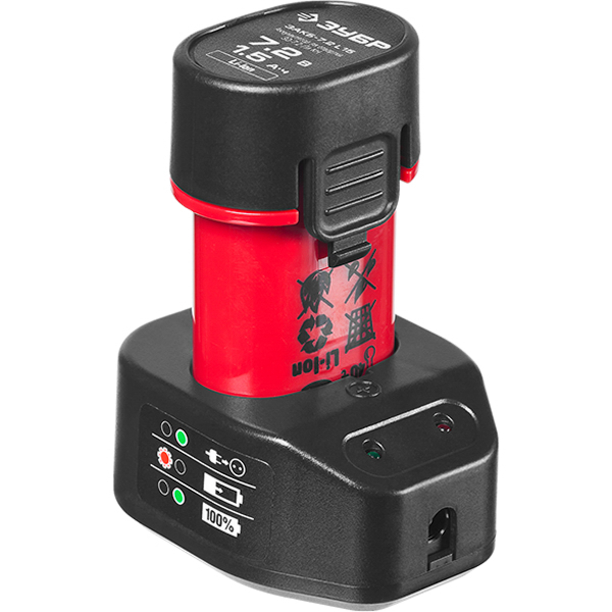 Отвертка аккумуляторная Зубр ЗО-72-ЛИ КН