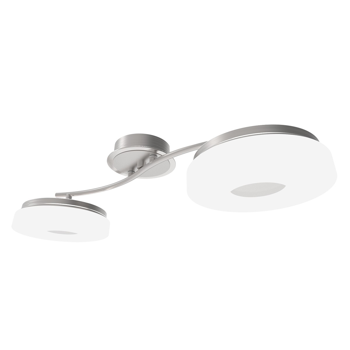 фото Светильник потолочный id lamp frittelle 107/2a-ledwhitechrome