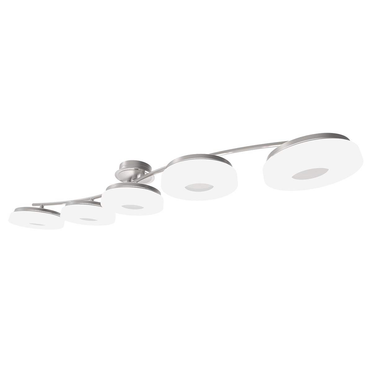 фото Светильник потолочный id lamp frittelle 107/5pf-ledwhitechrome