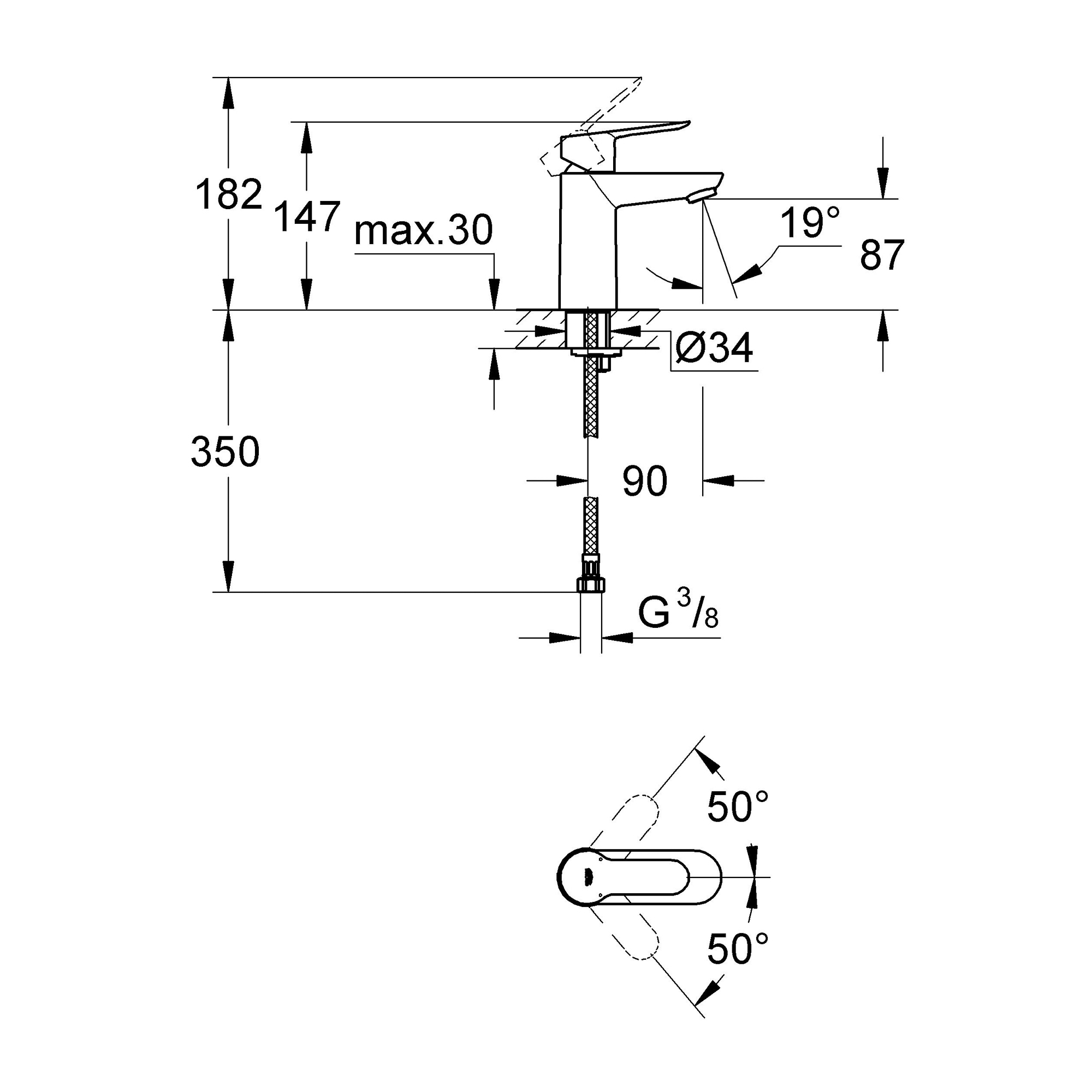 фото Смеситель для раковины grohe startedge