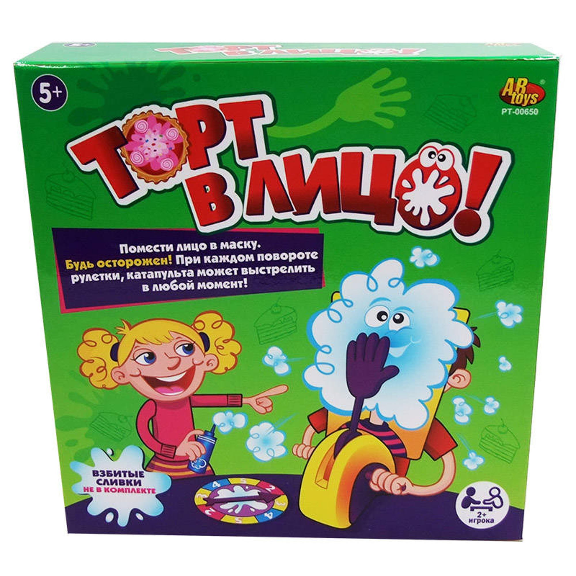 фото Игра настольная abtoys торт в лицо