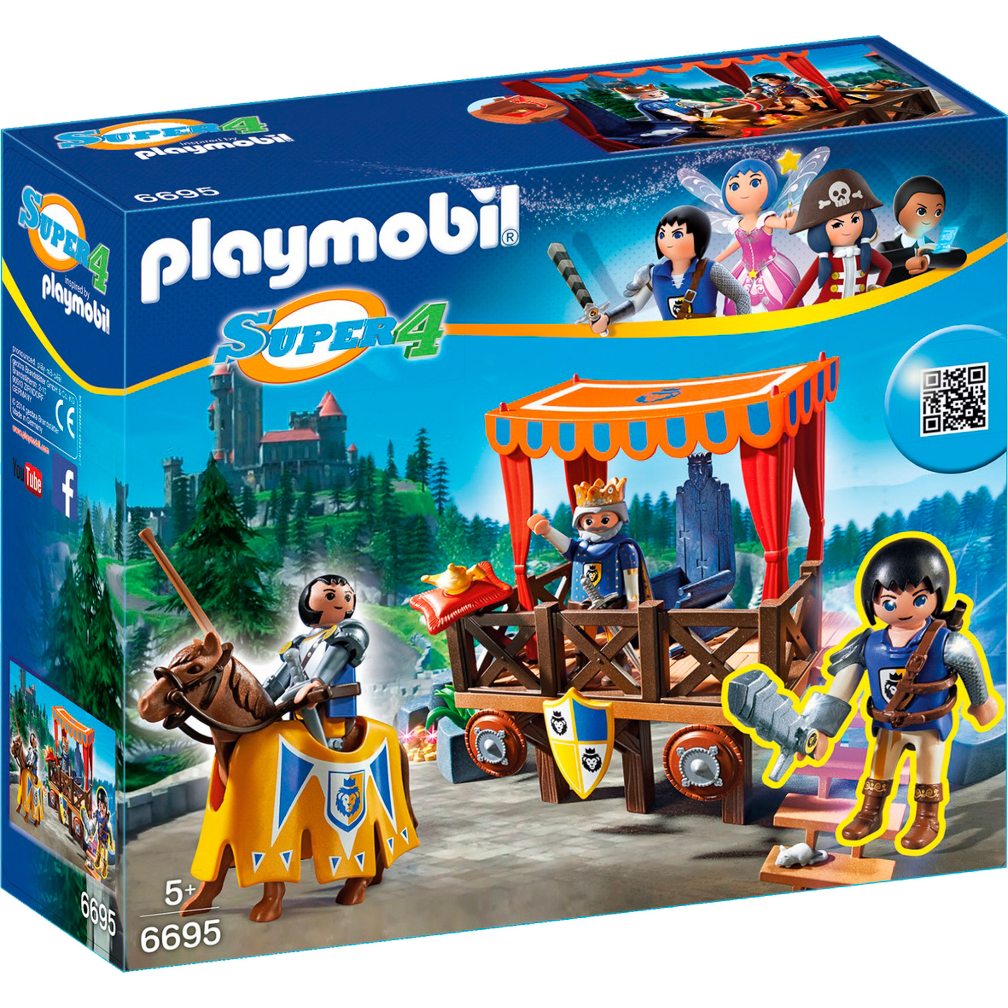 фото Конструктор playmobil королевская трибуна с алексом