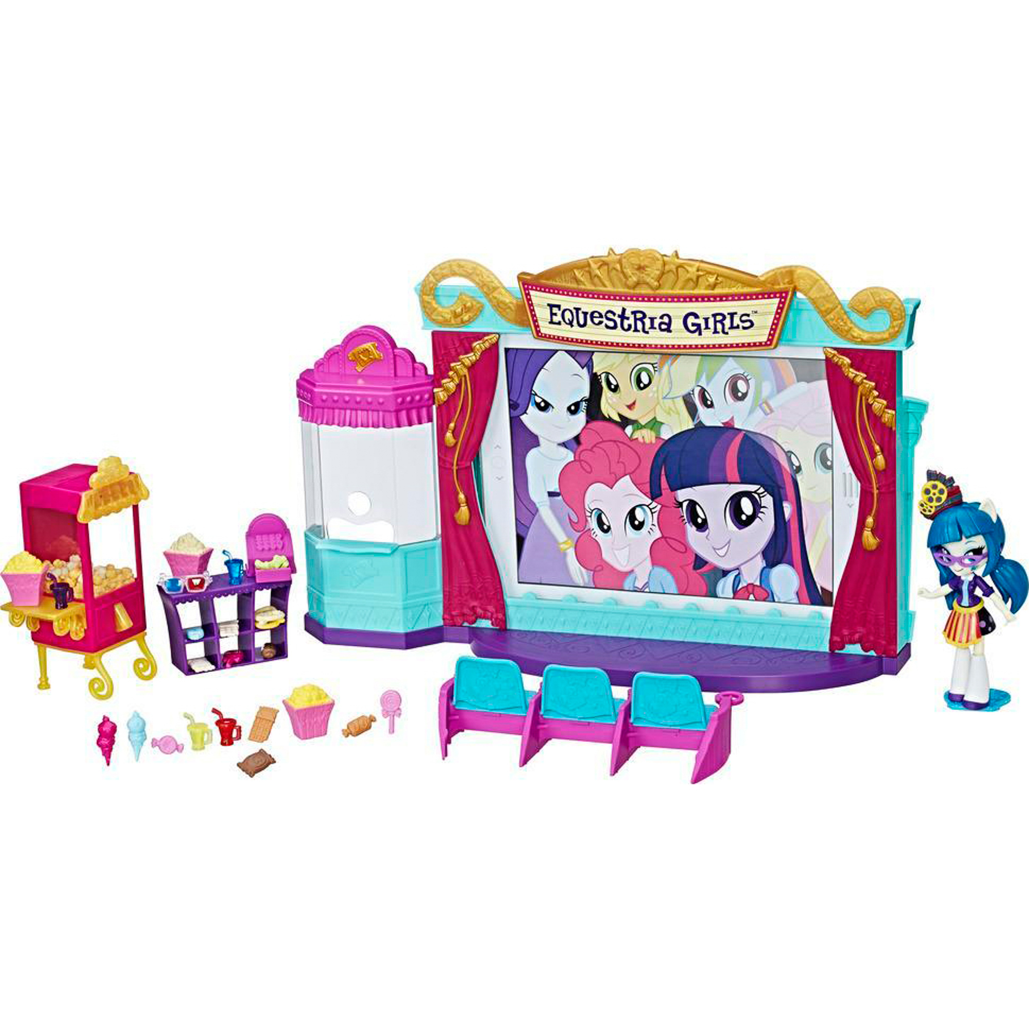 фото Игровой набор hasbro my little pony мини-куклы кинотеатр