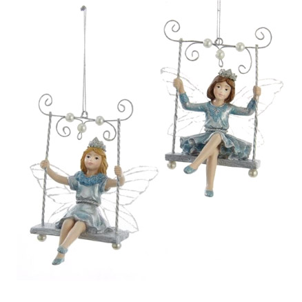 

Игрушка елочная девушка на качелях Kurt s. adler C9266 в ассортименте
