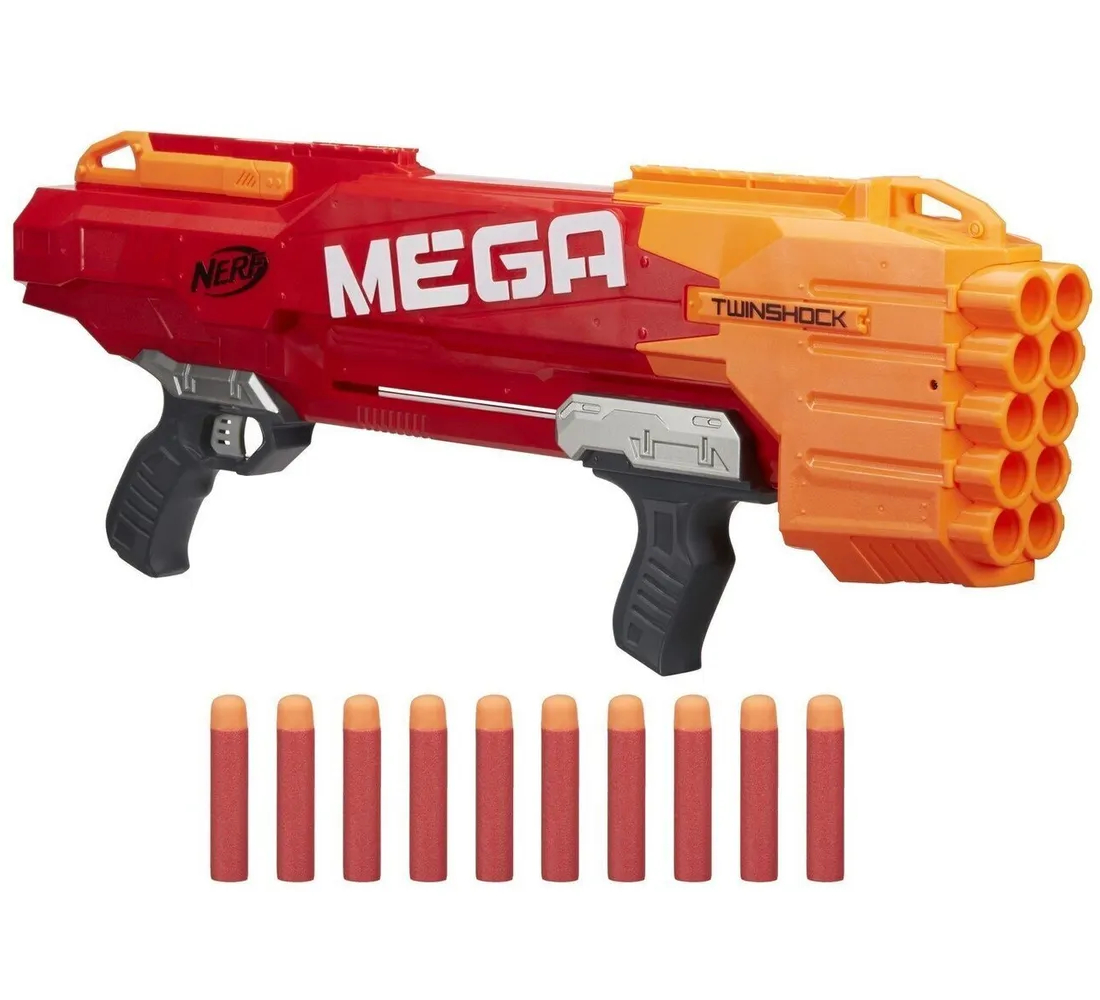 фото Бластер hasbro nerf мега твиншок