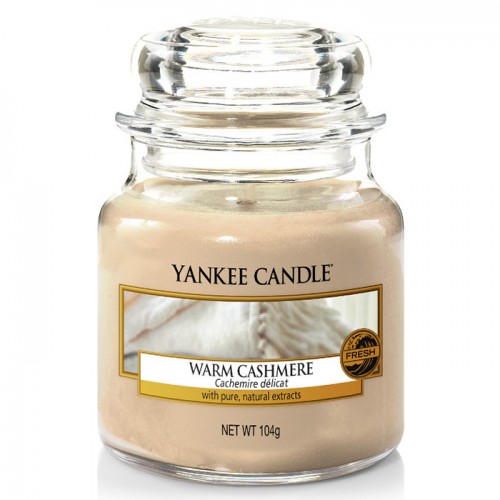 фото Ароматическая свеча yankee candle маленькая уютный кашемир 104 г