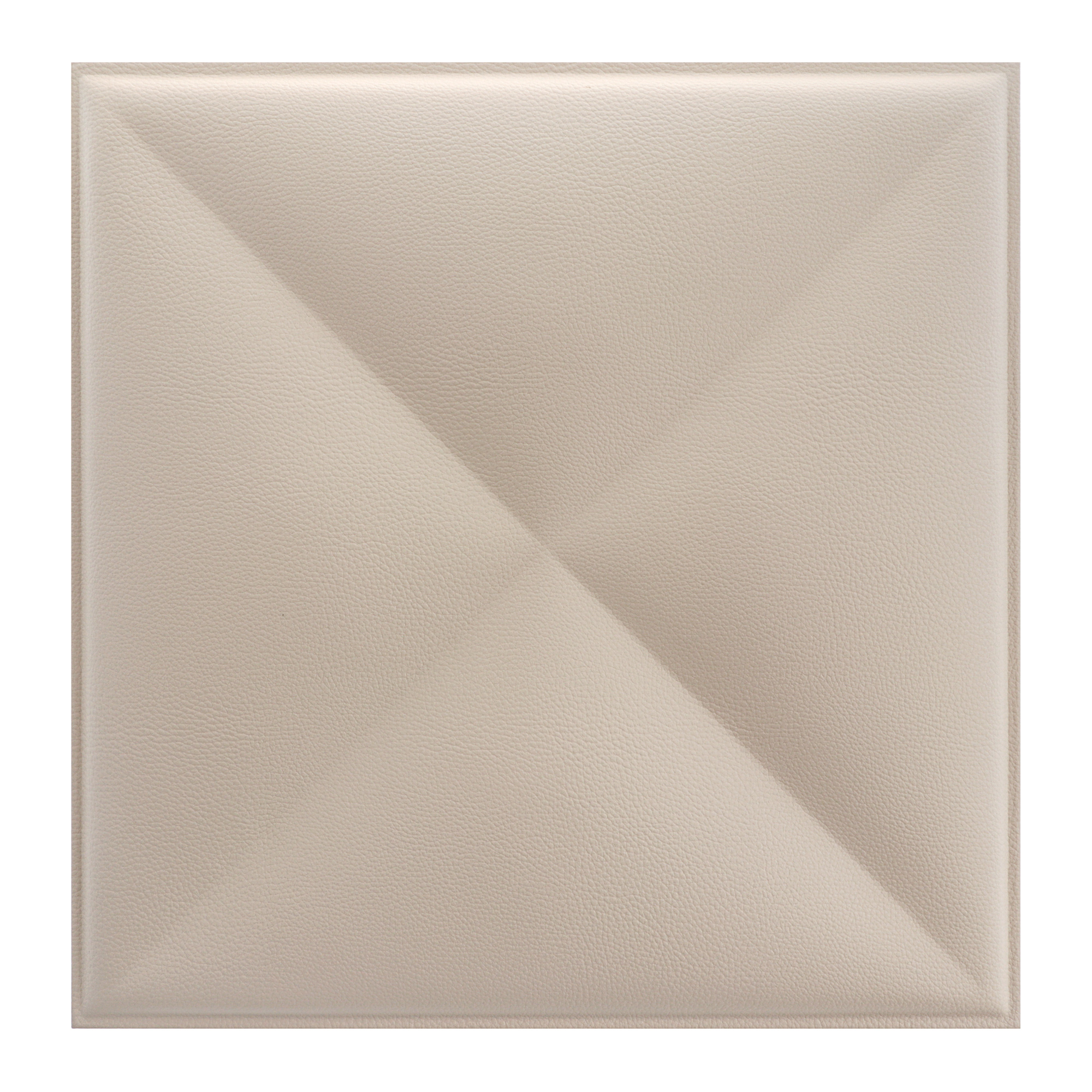фото Панель 3d плитстен треугольники бежевый 40 х 40 см