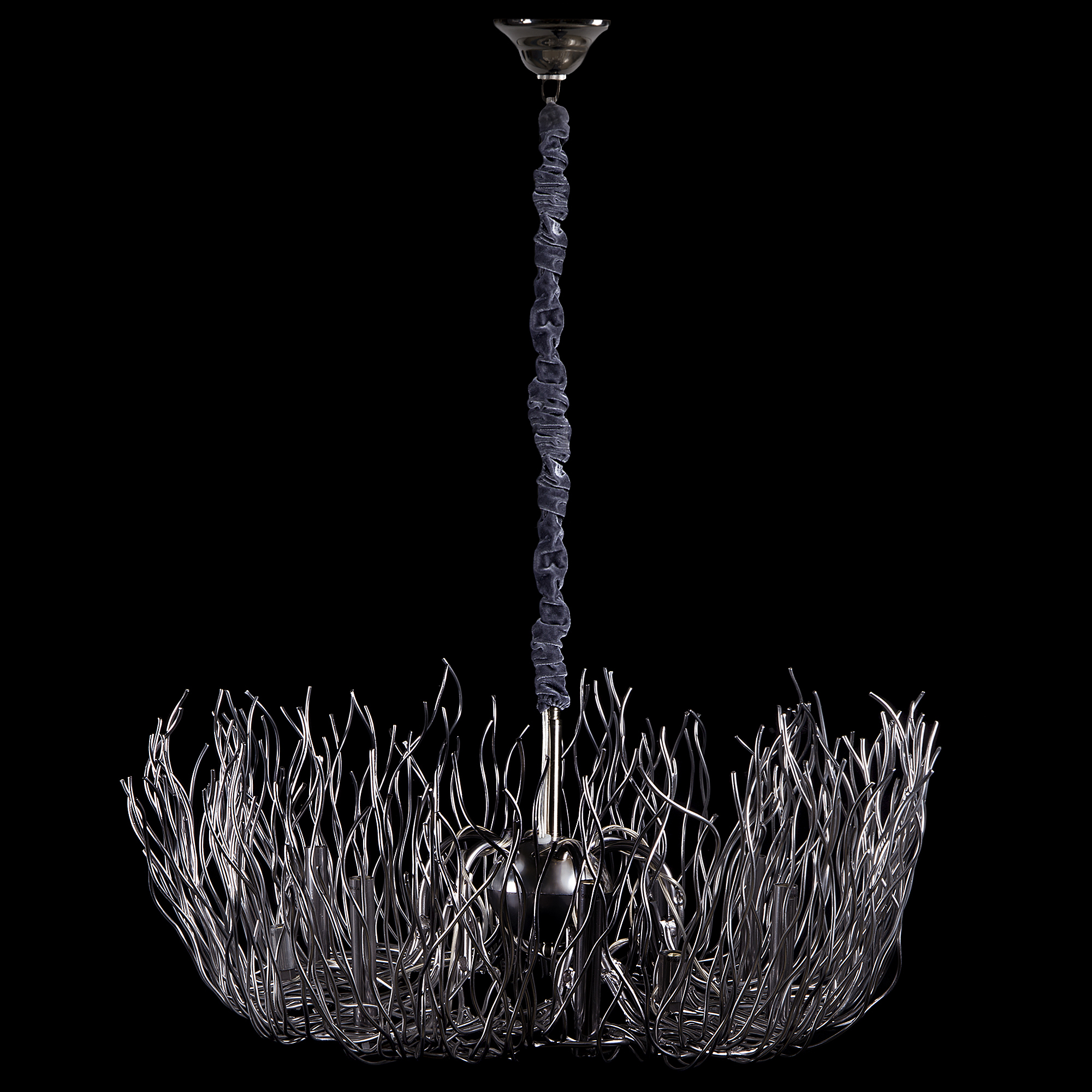 

Люстра подвесная Image Lighting Диана средняя 65х65х30 см, Никель