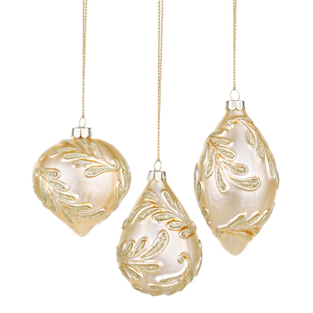 

Игрушка елочная Bizzotto NY oro 914465 в ассортименте, Кремовый