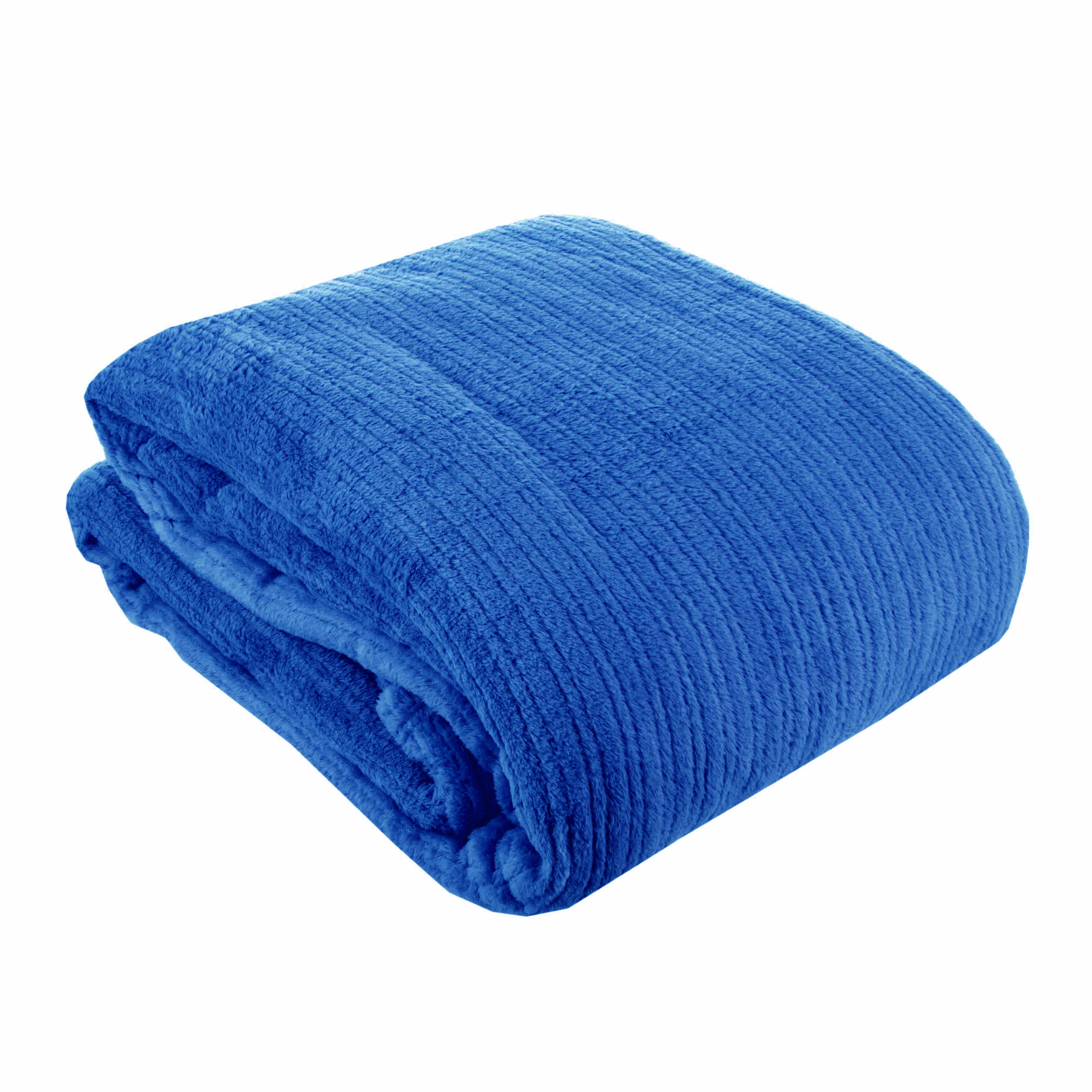 

Плед махровое чудо синий 150х200 Hongda 144113