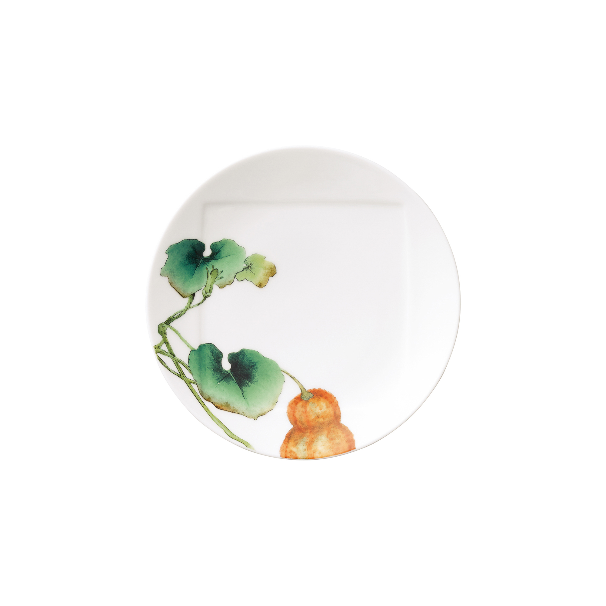 

Тарелка десертная Noritake Овощной букет Тыква 16 см, Белый