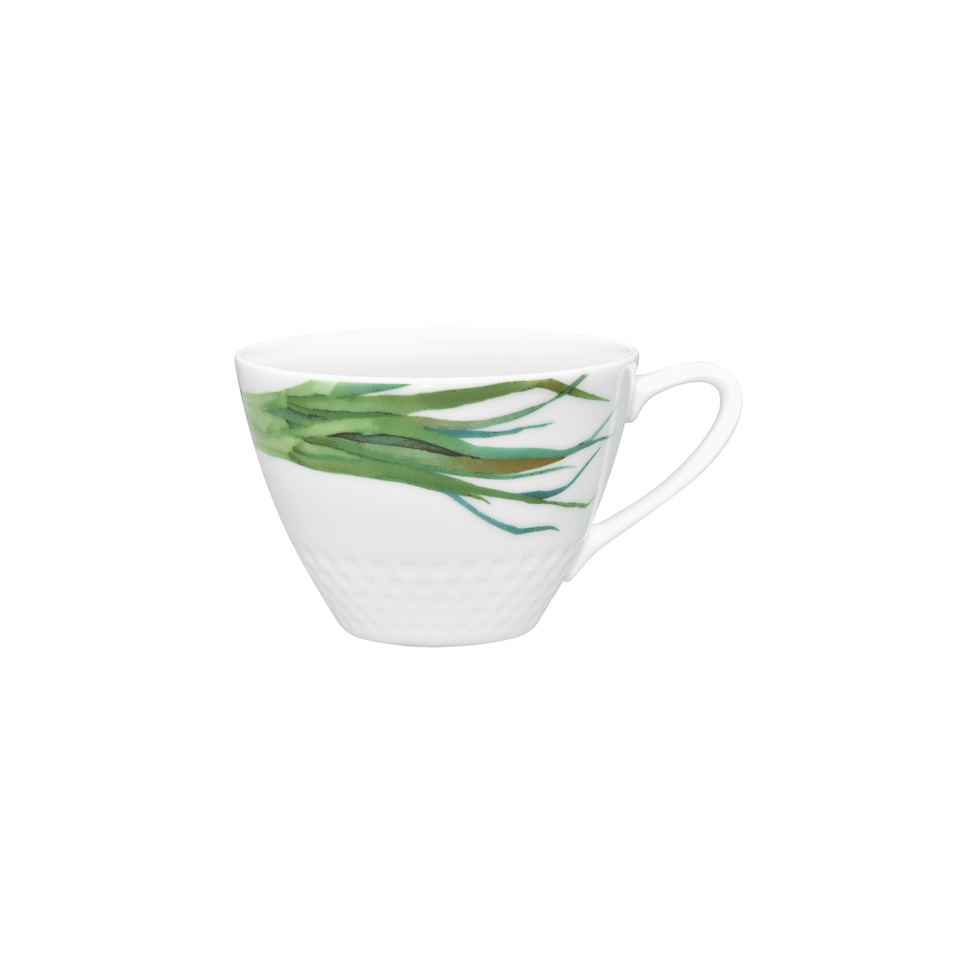Чашка с блюдцем Noritake Овощной букет Зеленый лук (NOR1620-Q012WA17-5), цвет белый - фото 2