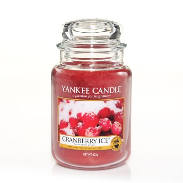 фото Аромасвеча в банке бол.клюква и лёд yankee candle 1244595e