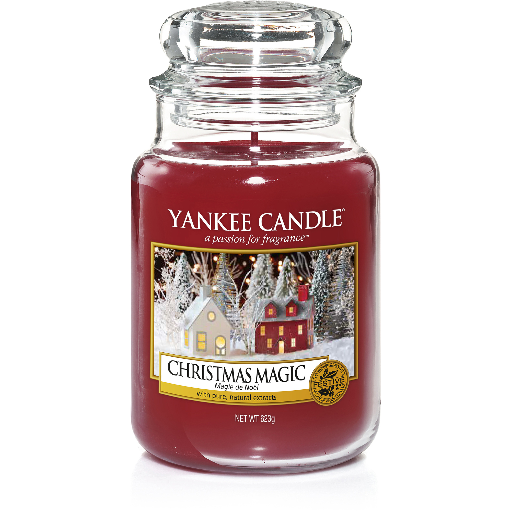 

Ароматическая свеча Yankee candle большая Магия рождества 623 г