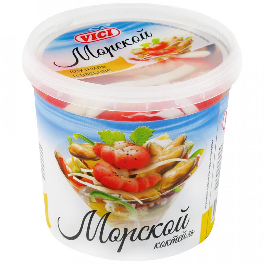 фото Коктейль из морепродуктов vici морской в рассоле, 400 г