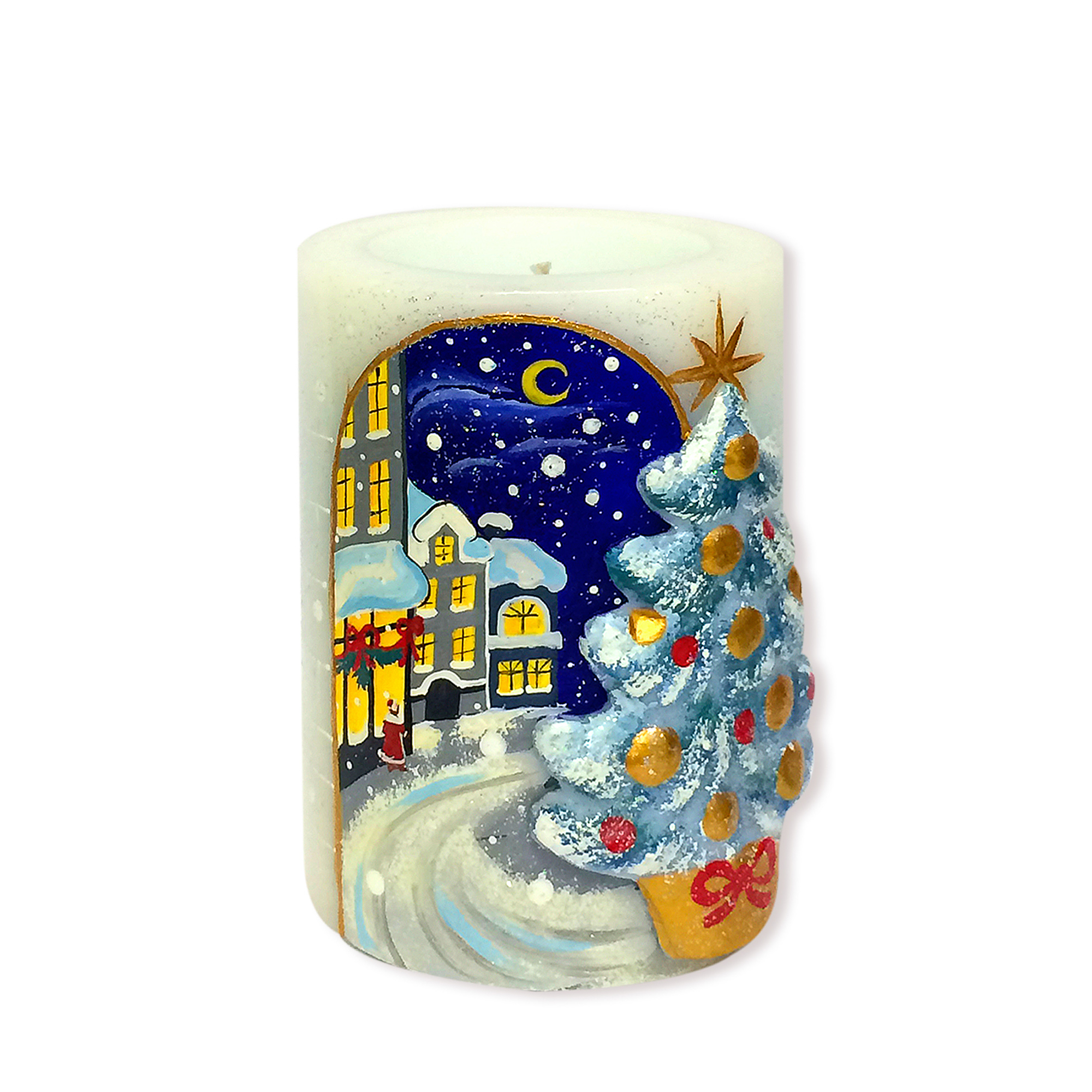 

Свеча Свечной Двор Новогодняя ночь 7.5х11 см