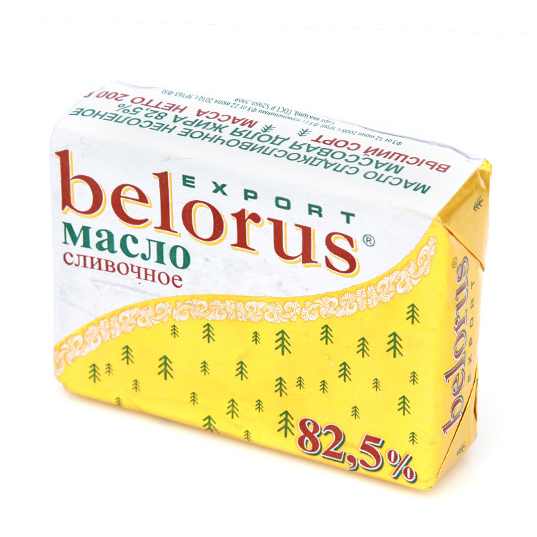 Масло сливочное Belorus Export 82,5% 180 г