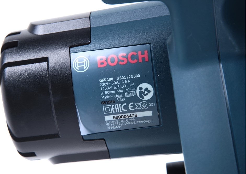 Пила циркулярная Bosch GKS 190 Professional, цвет синий - фото 7