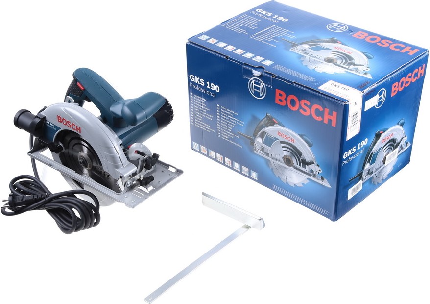 Пила циркулярная Bosch GKS 190 Professional, цвет синий - фото 8