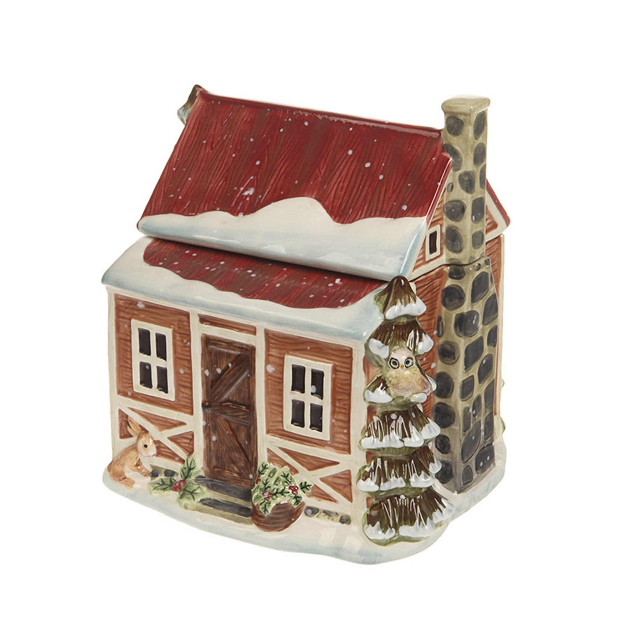 

Банка для печенья Certified international Зимний домик