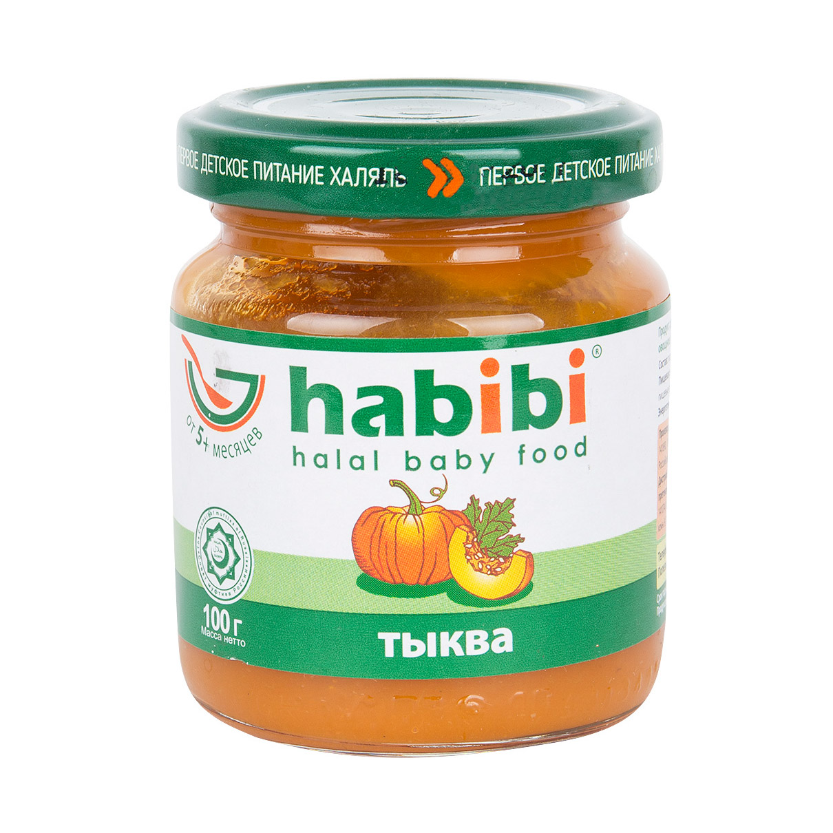 

Пюре овощное Habibi тыква 100 г