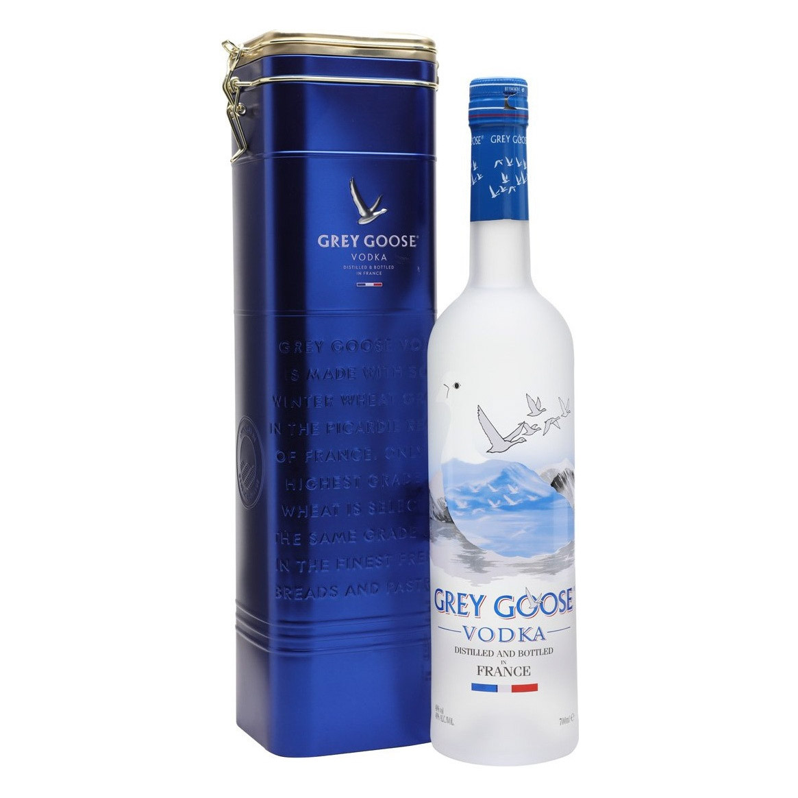 фото Водка grey goose metal box 700 мл