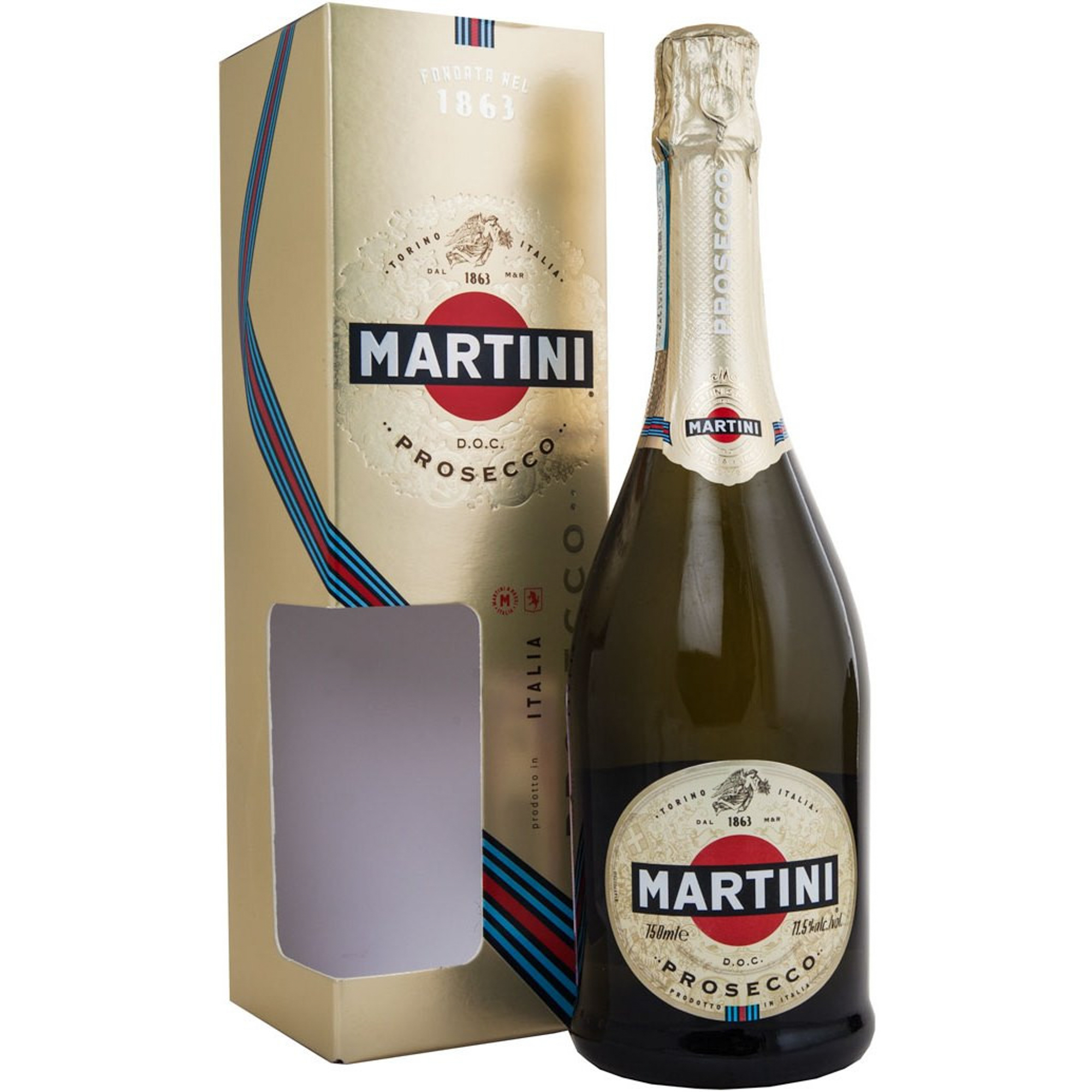 

Игристое вино Martini Prosecco DOC, Светло-соломенный